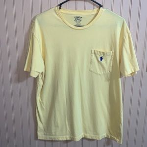 Yellow Ralph Lauren T-shirt Size: Small